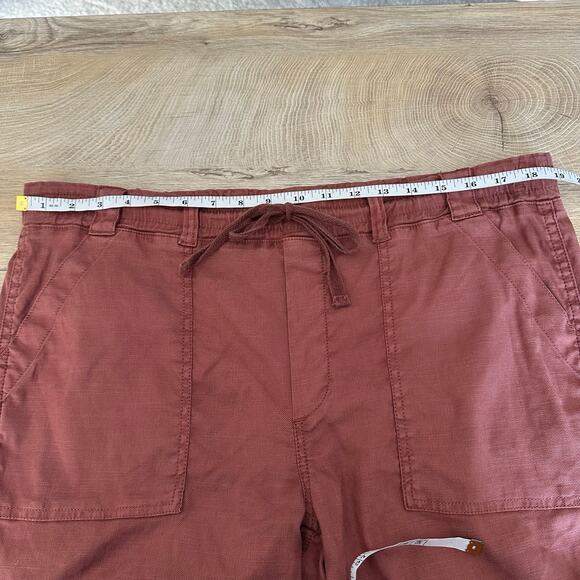Level 99 Shannon Utility Ankle Pant Jogger Rust L - Picture 9 of 11